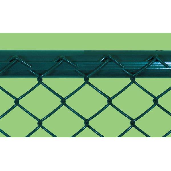 Fully Automatic Chain Link Fence Machine PLC Control For Playground / Railway