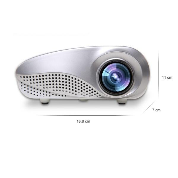 Glossy Panel HDMI MHL Projector Work With Smart Phone LED Lamp 20000 Hours On Sale Beamer
