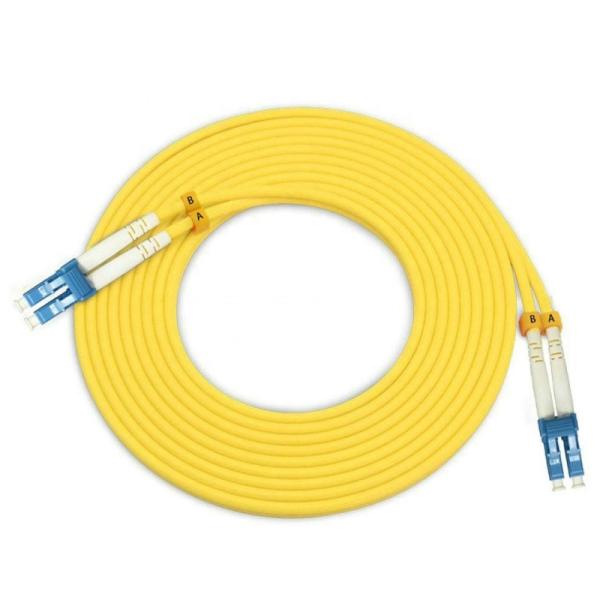Speed Data Transmission G657A2 Duplex Optical Fiber Patch Cord for Communication
