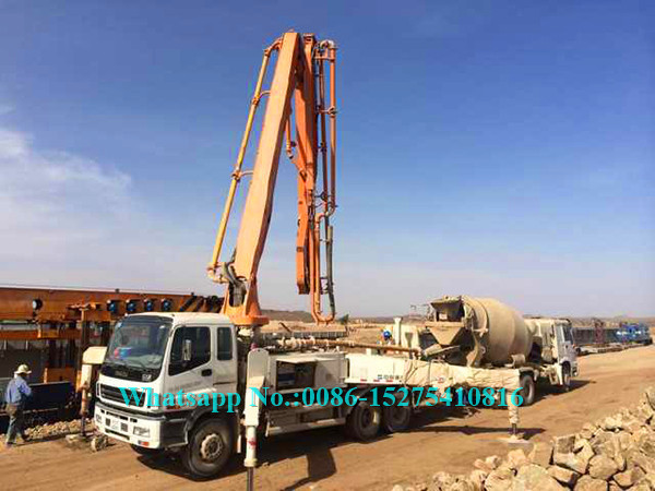 Zoomlion Sany 23m Verticle reach Truck Mounted Concrete Pump 23X-4Z with Output of 100m³/h Construction Equipment