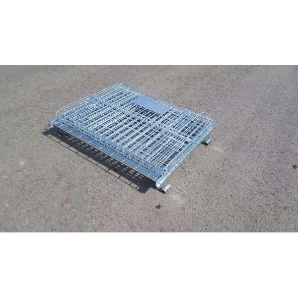 Customized Foldable Metal Folding Storage Cag Wire Mesh Container Warehouse Cargo Storage Equipment ﻿