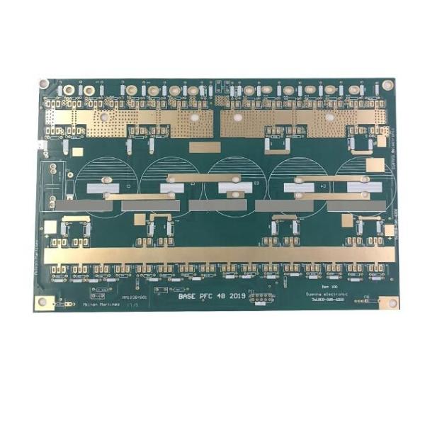 Heavy Copper Rigid Pcb Board 4oz 140um PCB 4 Layer 2.0mm Green Soldermask ENIG