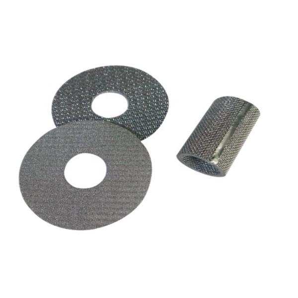 300 Micron 1mesh Sintered Metal Filter Elements Twill Weave