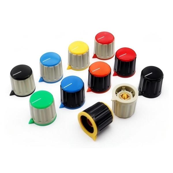 4mm Shaft Plastic Knob For Orange Potentiometer Application