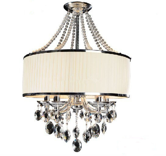 Flush mount chandelier Lighting With Lampshade (WH-MC-02)