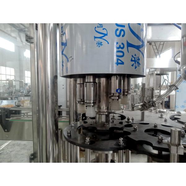 6.68kw Purified Milk Glass Bottle Filling And Capping 2-In-1 Machine For Small Factory