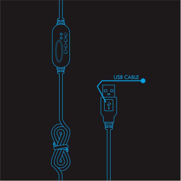 Surrounding 2.2m 30mW 40mm Wired Gaming Headphone