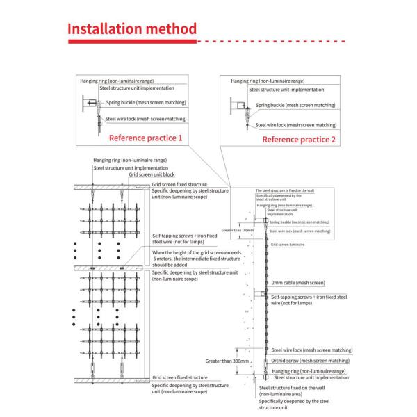 High Definition Waterproof LED Grid Screen with Intelligent RGB LED Technology for Indoor and Outdoor Applications