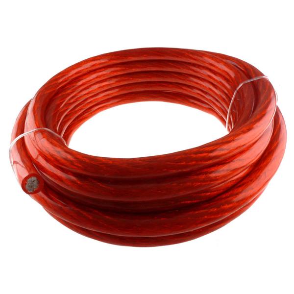 15 Meters Length Copper Conductor 0 Gauge OFC Power Cable Wire for Car Audio System