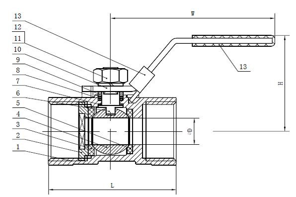 Soft Seated One Piece Ball Valve A351 CF8M / SS316 SW / NPT 1000 PSI