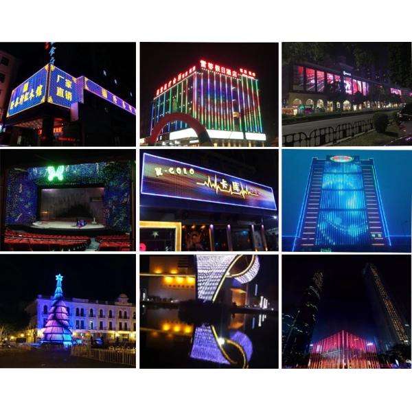 5050 RGB IP67 30mm DC12v LED Point Light For Amusement Rides