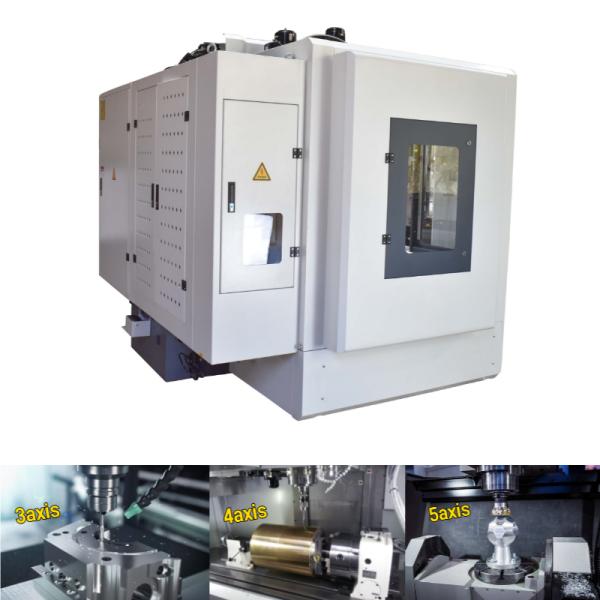 4 Axis High Precision VMC Vertical Machining Center BT40 Spindle Milling Machine