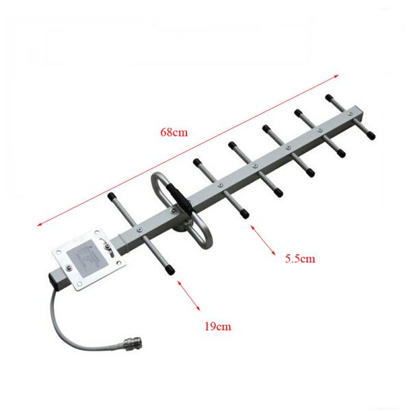 Outdoor Outside Aluminum Alloy Bldg Yagi Antenna Y8009ESingle Band 433 and 900Mhz