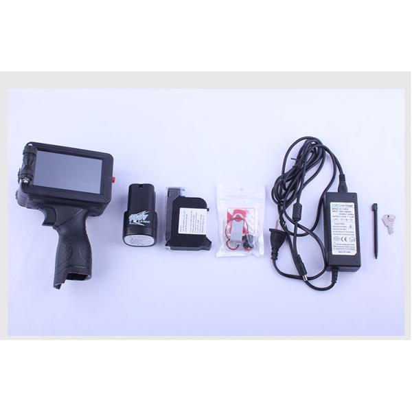 Intelligent Mini Handheld Portable Ink Printer , Handheld Inkjet Coding Printer Machine