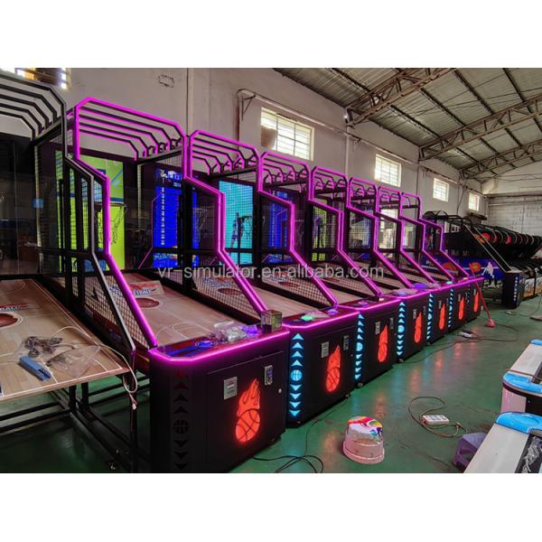 55'' LCD Screen Street Arcade Basketball Game Machine For Amusement Park
