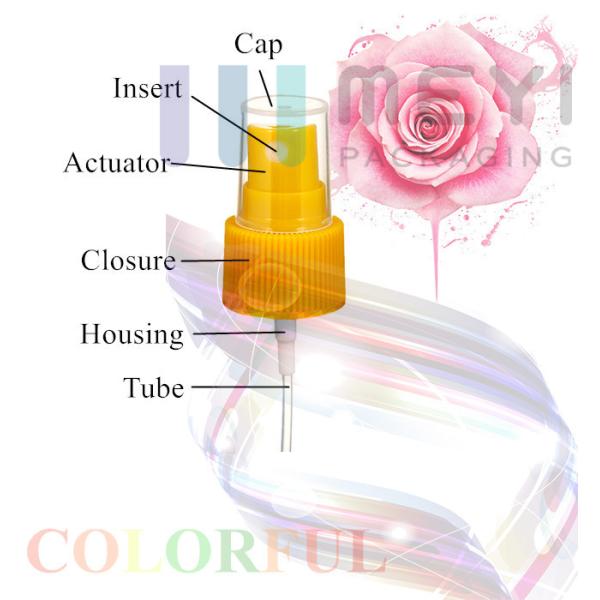 Black 28/400 Fine Mist Finger Pump Sprayer Screw Type Closure With Clear Dustcap