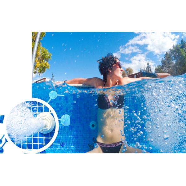 Clear Customizable Fiberglass Modular Above Ground Pool for Trendy Island Resort Villa