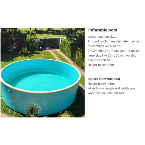 Foldable Easy Clean Drop Stitch Inflatable Swimming Pool DWF Family Swimming Pool