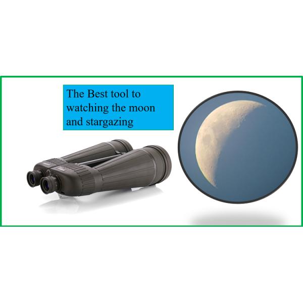 4 Prisms 25x100 Binocular Telescope Giant High Range 2 Degree FOV Black