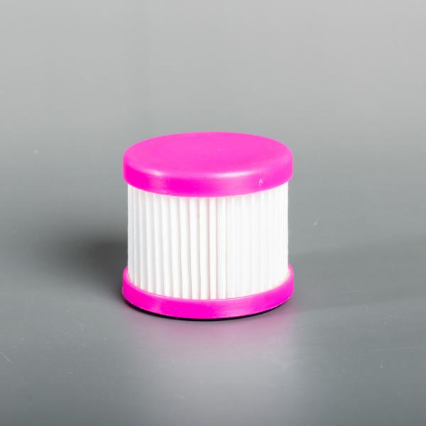 Small Pink PP HEPA Bagless Cylinder Vacuum Cleaner Filter