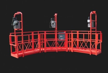 China Arc Adjustable Window Washing Platform , Window Cleaning Scaffold wholesale