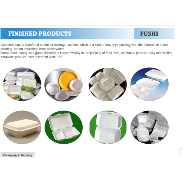 Polystyrene Foam Trays Forming Machine For Disposable Food Packaging