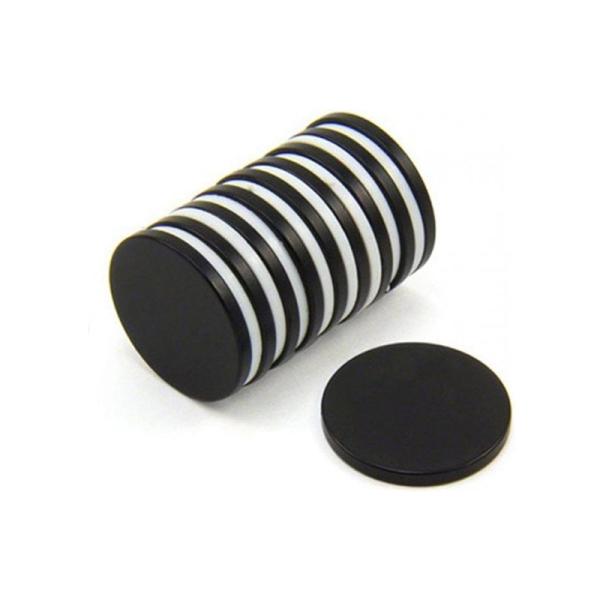 Black Epoxy Coated Round Sintered Ndfeb Disc Magnet
