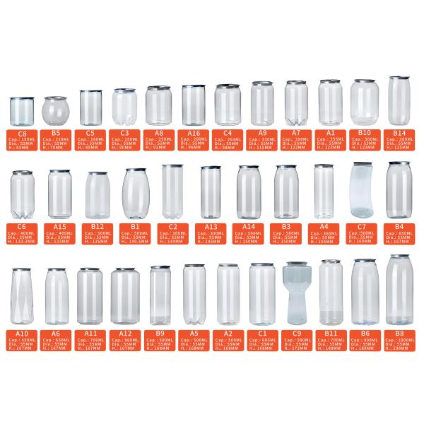 High Clarity 500ml PET Beverage Containers With Snap On Lid For Juices Milk Tea Cocktails