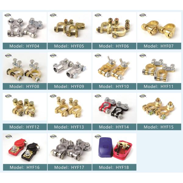 High Precision Car Battery Terminal Clamp Replacement Brass Connector