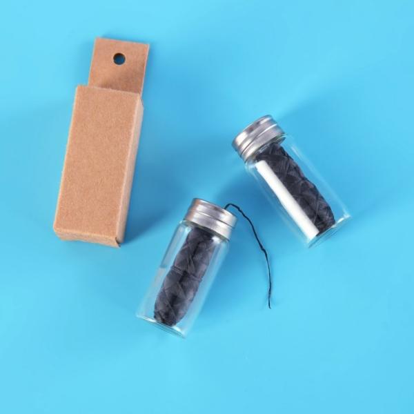 Ginger Flavor Charcoal Compostable Dental Floss Vegan Whitening Dental Floss