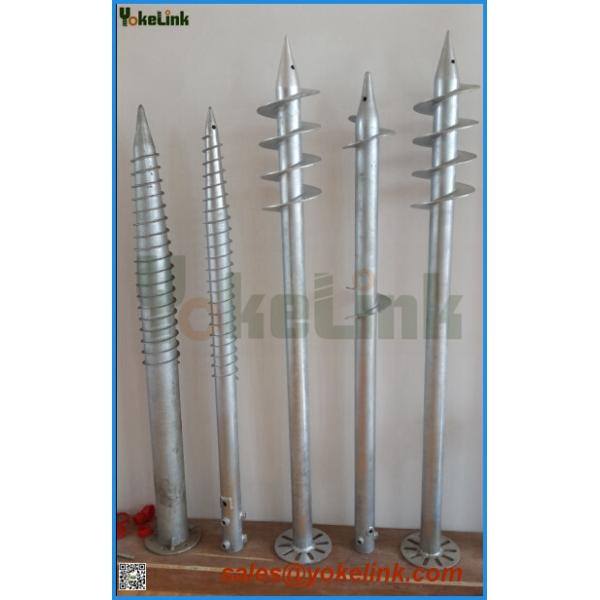 Hot Dip galvanized Ground Screw Pole Anchor