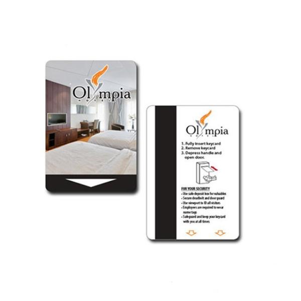 Waterproof / Weatherproof Hotel Door Lock Card Customized logo