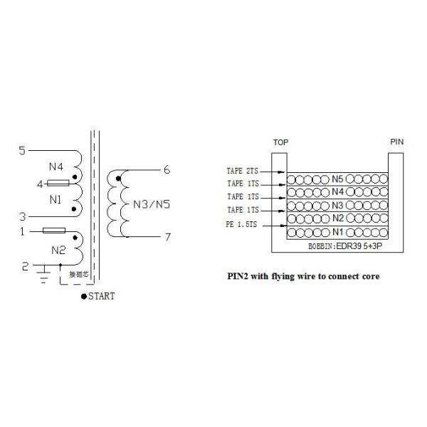 Structure Horizontal Halogen Light Transformer EDR39 Light Weight 1000W Max