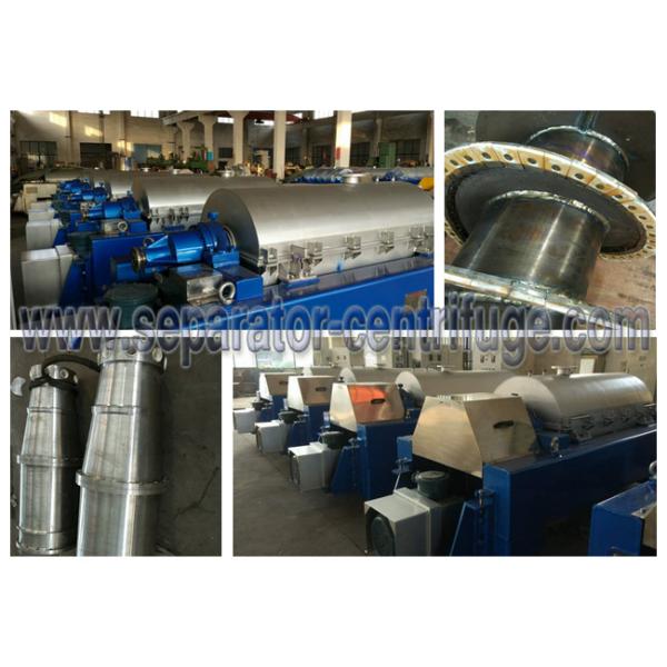 High Speed Scroll Discharge Decanter Industrial Centrifuge Salt Chemical Titanium Centrifuge