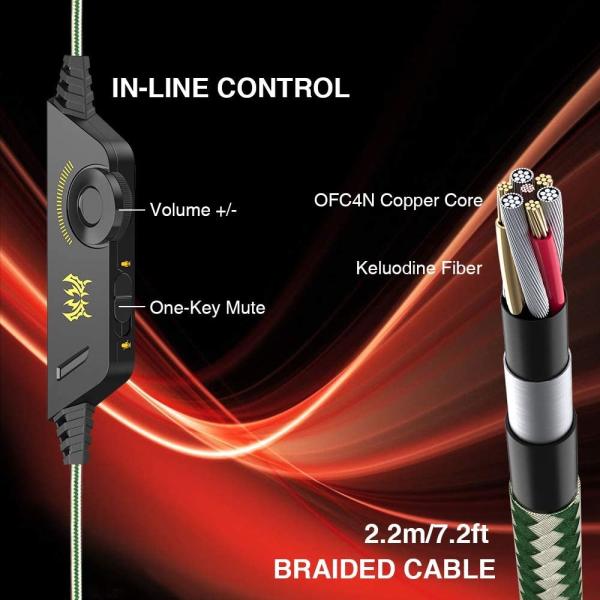 KOTION EACH G2000 100mA 2.2kohm Deep Bass Gaming Headset