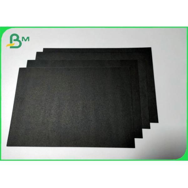 China Recyclable Pollution-Free Uncoated Black Cardboard High Strength Handbags Material wholesale