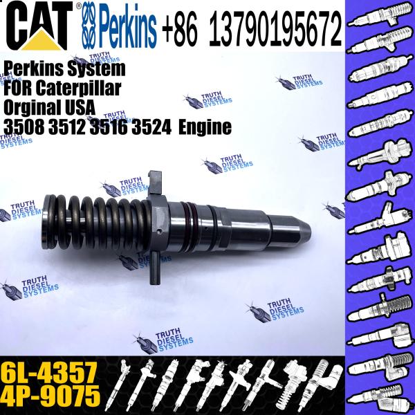 Hot sell brand new 6L4357 6L-4357 common rail diesel fuel injector for Caterpillar 3508 3512 3516 3524 Engine CAT inject