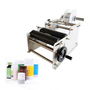 China Multipurpose Manual Sticker Labeling Machine For Round Bottle wholesale