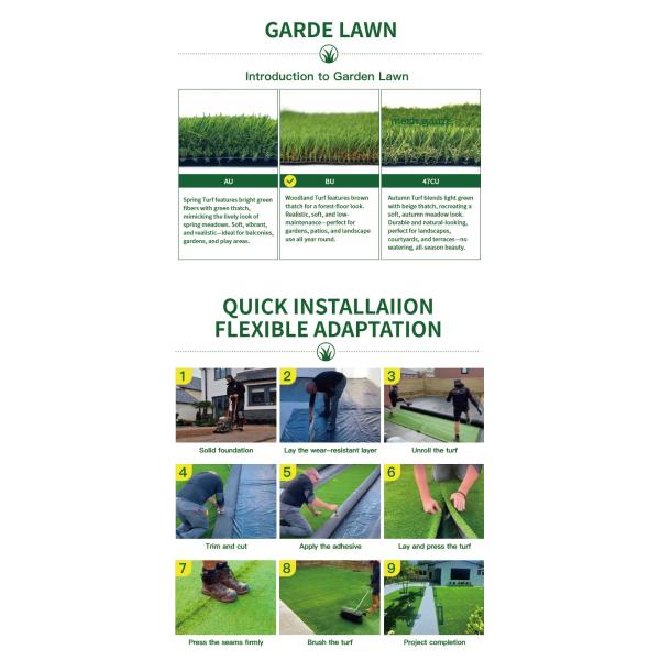 Landscaping Pet Friendly Artificial Grass , Artificial Turf Lawn 40mm Pile Height