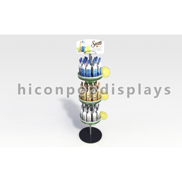 2-way Custom Wine Display Stand Merchandising Store Fixtures