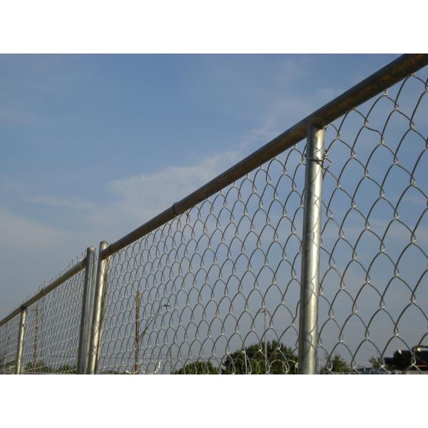 10ga Wire 6x12ft Temporary Security Fencing With Chain Link
