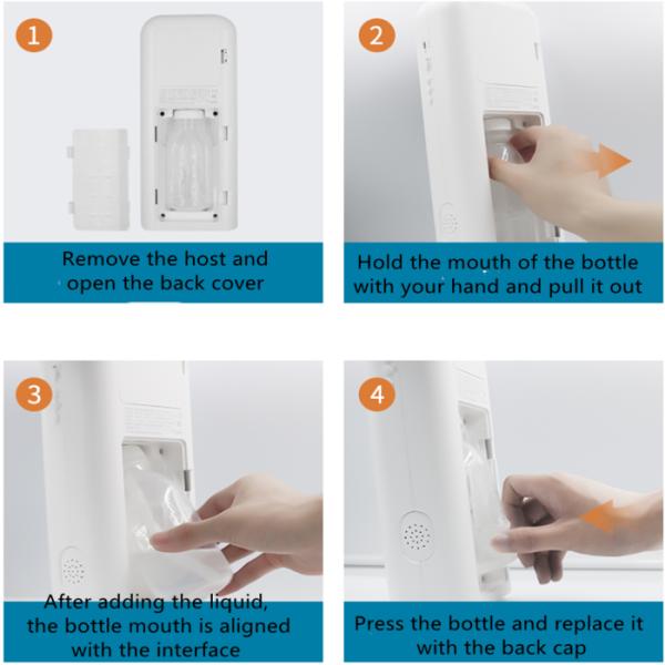 Temperature Measurement Infrared Sensor Automatic Foaming Soap Dispenser