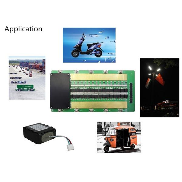 24S 60A active BMS lifepo4 , BMS with balance FR-4 Material