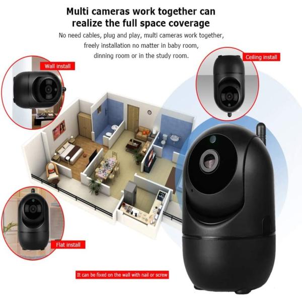 Tuya Home Mini cmos Smart Surveillance Camera With 360 View Remote Control Two-Way Audio