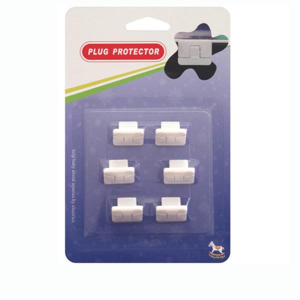 Sturdy Socket Outlet Plug Covers Practical Multiscene White Color