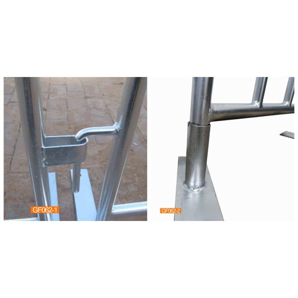 1.0m Height Crowd Control Barrier Fencing Hot Dipped Galvanized Removable Australia