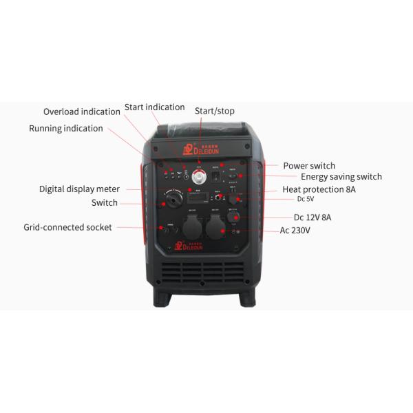 4kw 8000 Watts Patented Home Standby Portable Gasoline Generator Silent Generator Portable Silent Inverter