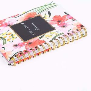 Hardcover CMYK Print School Academic Inspirational Weekly Planner Paper Note