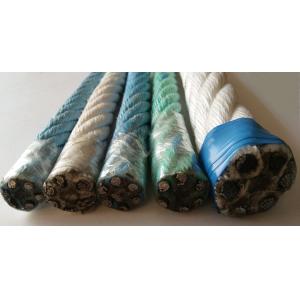 China 6 Strands Fishing Rope Polyester Combination Rope 12-60mm wholesale