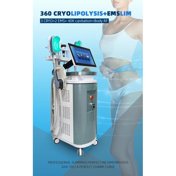 Portable 40k Cavitation Body And Face Rf Lipo Laser Body Slimming 4in1 360 Cryo Machine